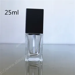 Storage Bottles 50pcs 25ml Glass Perfume Bottle Portable Refillable 25CC Transparent Pump Lotion