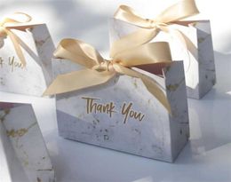 Highquality Creative Grey Marble Wedding Favours Candy Boxes Paper Chocolate BoxesPackageGift Bag Box for Party Baby Shower 21111429499