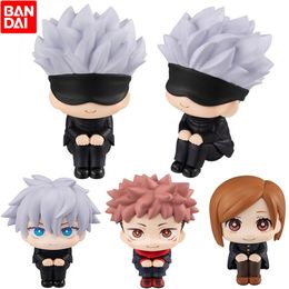 10 سم الأنيمي Jujutsu Kaisen الشكل Itadori Yuji Gojo Fushiguro Megumi Kugisaki Kawaii Toy PVC Model Action Kid Gift 240407