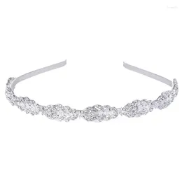 Party Supplies Elegant Rhinestones Headband For Women Wedding Hairhoop Crystal Hairband Bridal Shower Birthday Hair Decors