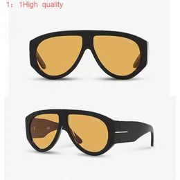 James Bond tom sunglasses om Chunky plate frame FT1044 oversized glasses Fashion Ford Sunglasses for women black Sport black styles original box toms fords