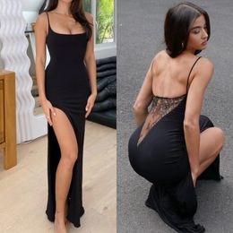 Winter Womens Girl Pure Desire Sexy Backless Lace Strap Dress