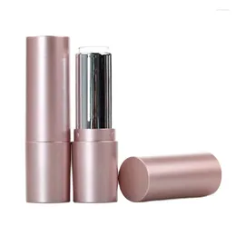 Storage Bottles 12.1mm Pink Round Lipstick Tube Empty Plastic Lip Cosmetic Packing Container High Quality Lipbalm Containers 20/50pcs