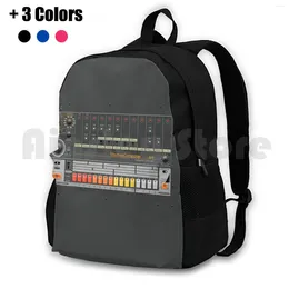 Backpack 808 Analogue Drum Machine Outdoor Hiking Riding Climbing Sports Bag Tr 909 Vintage Synthesiser Music Synth