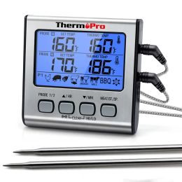 Grills ThermoPro TP17 Digital Backlight LCD Display Dual Probe BBQ Oven Meat Grill Cooking Kitchen Thermometer