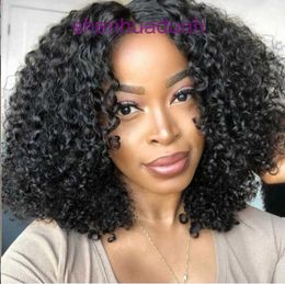 Wig small curl wig womens fluffy explosive head mechanism chemical Fibre full cover