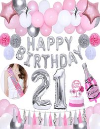 21 Birthday Party Decorations for Her Girls0123456782587766