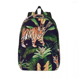 Backpack Tiger In The Jungle Male School Student Female Large Capacity Laptop