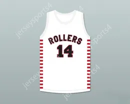 CUSTOM NAY Name Mens Youth/Kids GEORGE NOSTRAND 14 PROVIDENCE STEAMROLLERS WHITE BASKETBALL JERSEY 2 Stitched S-6XL