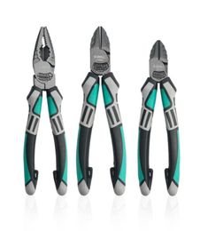 ELECALL Wire cutter pliers 6quot 7quot Diagonal pliers cutting nipper wire stripper plier hand tools for cable cutters electri9807032