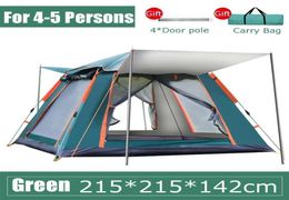 45 People Throw Tent Outdoor Automatic Tents Double Layer Waterproof Camping Hiking Tent 4 Season Outdoor Large Family Tents13690957