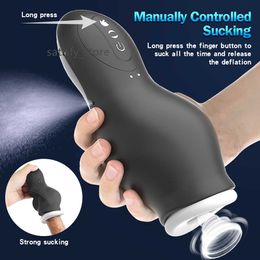 Quaige Male Sucking Vibrator Sex Toys for Men with 7 Vibration Modes and 7 Sucking Modes Sexual Toys for Men