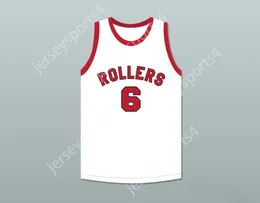 CUSTOM Name Youth/Kids HANK BEENDERS 6 PROVIDENCE STEAMROLLERS WHITE BASKETBALL JERSEY 4 TOP Stitched S-6XL