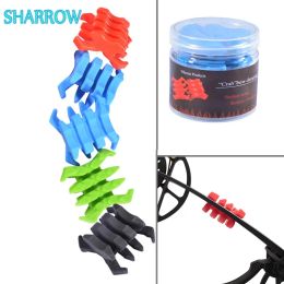 Darts 2pcs Rubber Bow Stabiliser Bow Limbs Damper Absorber Shock Vibration Outdoor Archery Compound Bow Shooting Hunting Accessories