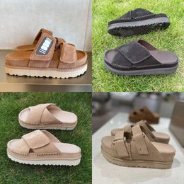Sandals Designer Black Beige Slippers Clogs Golden Star Beach Sandal Women Men Fall Mustard Seed Chesut Summer Shoes Original Quality