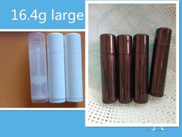 Storage Bottles Lot 10pcs 16.4g Large Lip Tube Empty Cosmetic Lotion Foundation Bar Deodorant Container Glue Stick White Clear Black