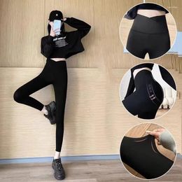 Active Pants Women High Waist Yoga Leggings Naked Feeling Sports Fitness Running Gym Tight Thin Workout