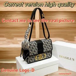 Shoulder Bag Crossbody Bag Embroidery Classic Small Square Bag Correct letter LOGO version High quality View pictures Contact me
