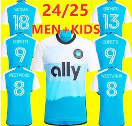 24 25 Charlotte FC SWIDERSKI Men Soccer Jerseys ALCIVAR BENDER ORTIZ FUCHS RUIZ WALKES ARMOUR Home Away White Joint Version Shirt Short Sleeves Adult Uniforms 8888