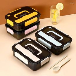 Dinnerware Compartmental Lunch Boxes For Kids Boys Adults Leakproof Bento Box School Office Plastic Safe Portion Containers BPA Free