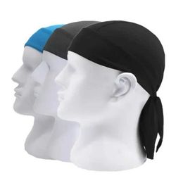 Bandanas durag cappello pirata maschile estate asciugatura rapida cappello da bicicletta puro cuffia per cappuccio 240426