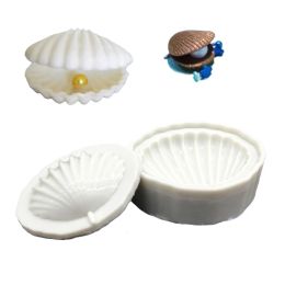 Moulds 2 pcs/set Shell Pearl Silicone Mould Sugarcraft Cupcake Baking Mould Fondant Cake Decorating Tools