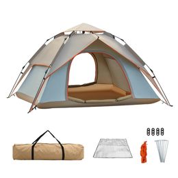 Outdoor Self-driving Travel Camping Tent Automatic Quick-opening Portable Rainproof Sunshine-proof Fishing Hiking 240422