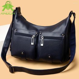 Shoulder Bags 2024 Women High Quality Soft Leather Luxury Handbags Designer For Womens Messenger Bag Fashion Female