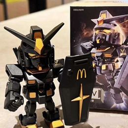 Anime Manga McDonald GdFigure Qmsv Rx-78-2 Ver Angus Mobile Suit Action Figurine Collectable Model Doll Statue Robot Set Toy GiftsL2404
