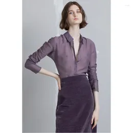 Work Dresses Spring And Summer Set Women's Fashion Long Sleeved Shirt High Waisted Slim Velvet Skirt Suit Elegant