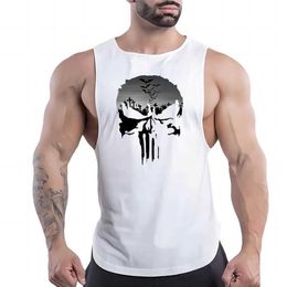 Men's Tank Tops Running Breathable 2D Printed Sleeveless Fnaf Summer Y2k Outdoor Gym Quick Drying Fashion Casual Sports Tank Top for MenL2404