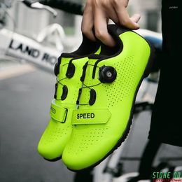 Cycling Shoes Road Men 2024 Flat Rubber SPD Bicycle Sneakers Outdoor Sports Mountain Bike