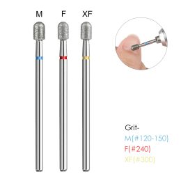 Bits Manicure Drill Bits Diamond Nail Drill Tips Milling Cutter Bit Nails 3/32" Rotary Cuticle Burr Russian Nail Accessories Tools