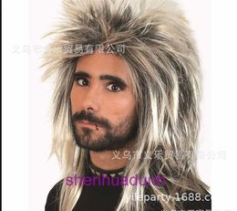 Mens wig rock star fluffy hairstyle Cosplay kill Matt non mainstream