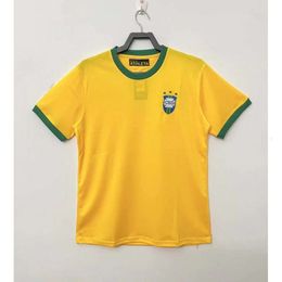 Soccer Jerseys Mens Tracksuits 1970 Brazil x World Cup Jersey King Bei L10 Jersey Football Jersey Undertaking