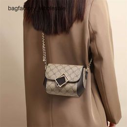 Best selling Shoulder Bag 85% Factory Wholesale and Retail Golden Fox Bag for Women Light Luxury Printed Mobile Phone Underarm Chain Single Shoulder Womens Bag