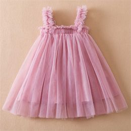Girl's Dresses Baby Girl Clothes Suspender Cute Girls Dress for 1 to 5 Yrs Summer New Birthday Princess Dress with Butterfly Wings