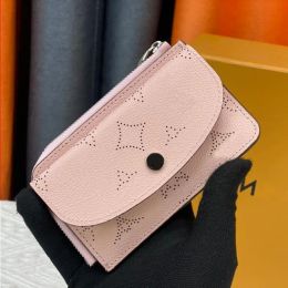 2024 Women Luxurys Designers Card Holders Bags Recto Verso Wallets Laser pinhole engraving Bag Genuine Leather Ladies Travel Wallets