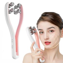 EMS Facial Roller Massager Electric Microcurrent Face Slimming Hand-held Anti Wrinkle Skin Care Face-lifting Tight Beauty Device