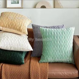 Pillow 2Pcs 45 45cm 30 50cm Cover Decorative Pillows Throw Case Soft Solid Colours Luxury Home Decor Living Sofa Seat
