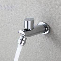 Bathroom Sink Faucets All Copper Main Body Faucet Balcony Bidet Mop Pool Into The Wall 4 Minutes Rotating Water Quick Billing Cold