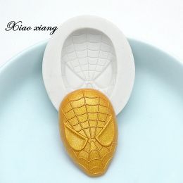 Moulds Super Hero Silicone Molds Cake Decorating Tools 3D Fondant Mold for Caking Decoration Chocolate Candy Mold Baking Tools M352