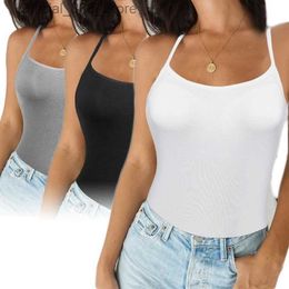 2YYX Women's Tanks Camis Summer simple Sling Camisoles Women girls Crop Top Sleless Shirt Lady Bralette Tops Strap Skinny Camisole Base Vest Tops d240427
