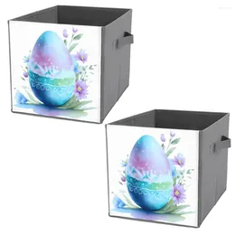 Storage Bags Folding Box Colorful Easter Egg Women's Regular Unise Bins Large Capacity Of Socks Durable Premium Conve