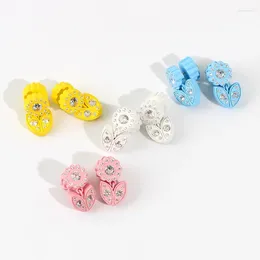 Stud Earrings Fashion Small Fresh Daisy Sweet Female Candy Color Flowers Simple