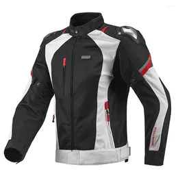 Motorcycle Apparel Summer Motorbike Jacket Men Breathable Mesh Riding Clothes Outdoor Anti Drop Motocross