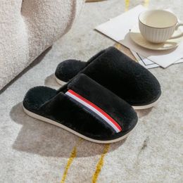 Slippers Men Home Cotton Shoes Comfort Warm Men's House Lightweight Anti-slip Plush Chinelos Masculinos