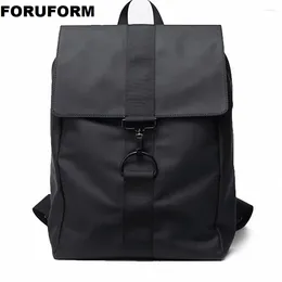 Backpack Fashion Men Men's Backpacks For Teenager Luxury Designer PU Leather Male High Quality Travel