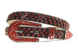 Vintage Western Large Size Rhinestones Belt Cowgirl Crystal Studded Leather Belt Removable Buckle For Men Women5747037