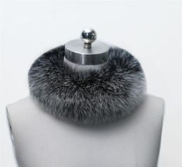 Real Fur Scarf Women Headband Scarves Neck Warmer Natural Fur Wrap Cape Shawl Poncho Snood Winter Warm Magnet6296040